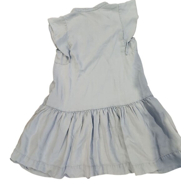 SEED Heritage Ruffle Hem Mini Dress Sz (US 2) AU6 Cap Sleeve Boho Casual Chic - Picture 9 of 9